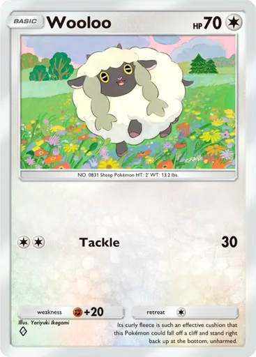 Wooloo (a1-214) card in Pokémon TCG Pocket
