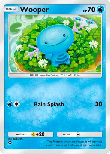 Wooper (a4-051) card in Pokémon TCG Pocket