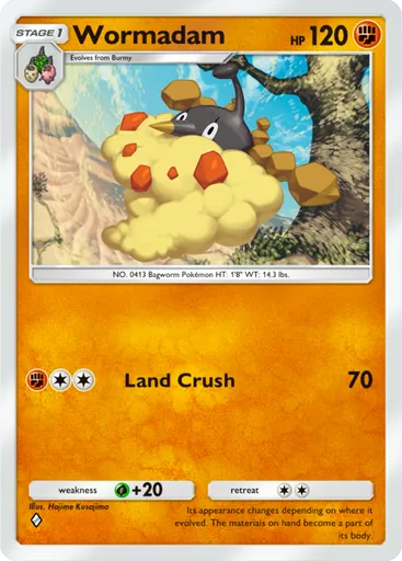Wormadam (a2-090) card in Pokémon TCG Pocket