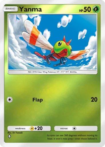 Yanma (a4b-021) card in Pokémon TCG Pocket