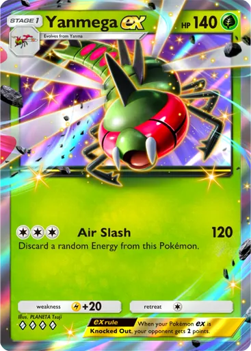 Yanmega ex (a2-007) card in Pokémon TCG Pocket