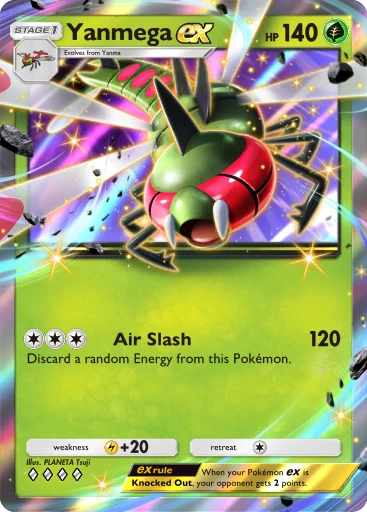 Yanmega ex (a4b-022) card in Pokémon TCG Pocket