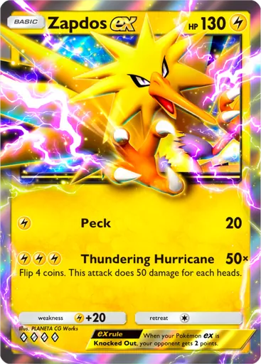 Zapdos ex (a1-104) card in Pokémon TCG Pocket