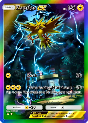 Zapdos ex (a1-276) card in Pokémon TCG Pocket