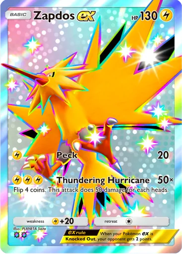 Zapdos ex (a3b-105) card in Pokémon TCG Pocket