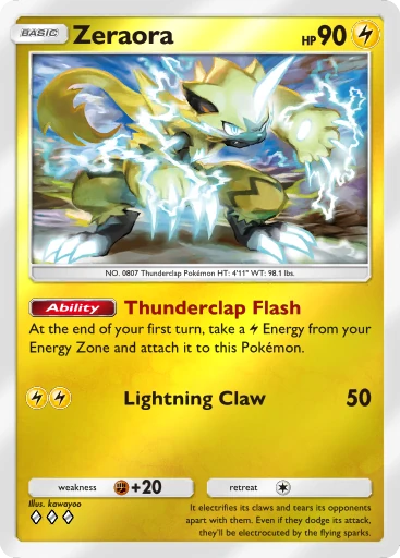 Zeraora (a4b-150) card in Pokémon TCG Pocket