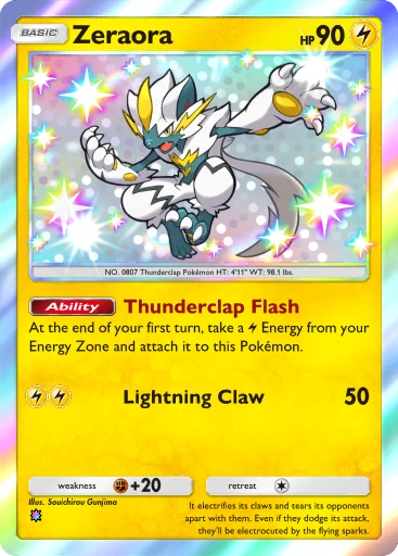 Zeraora (b1-304) card in Pokémon TCG Pocket