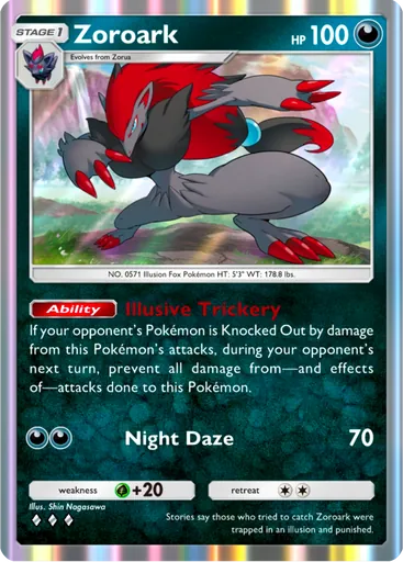 Zoroark (a4a-050) card in Pokémon TCG Pocket