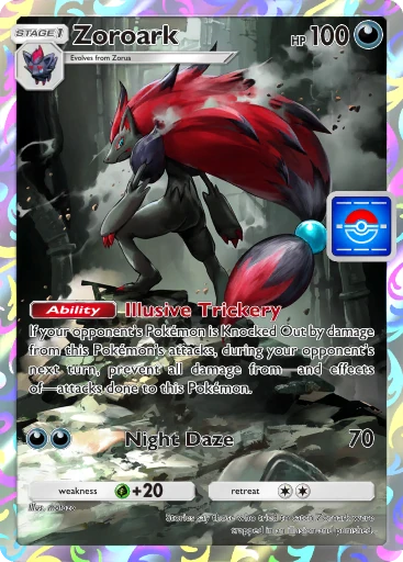 Zoroark (pa-106) card in Pokémon TCG Pocket