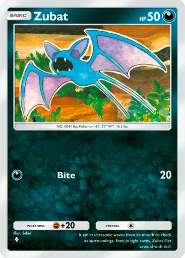 Zubat (a2a-048) card in Pokémon TCG Pocket