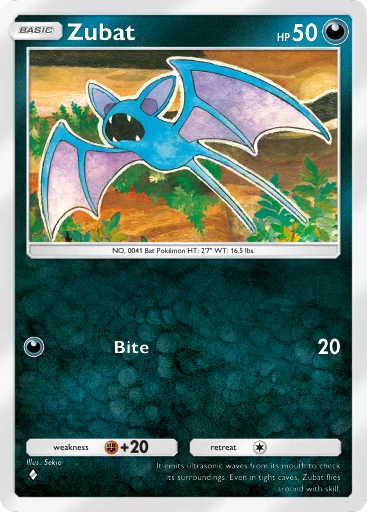 Zubat (a4b-226) card in Pokémon TCG Pocket